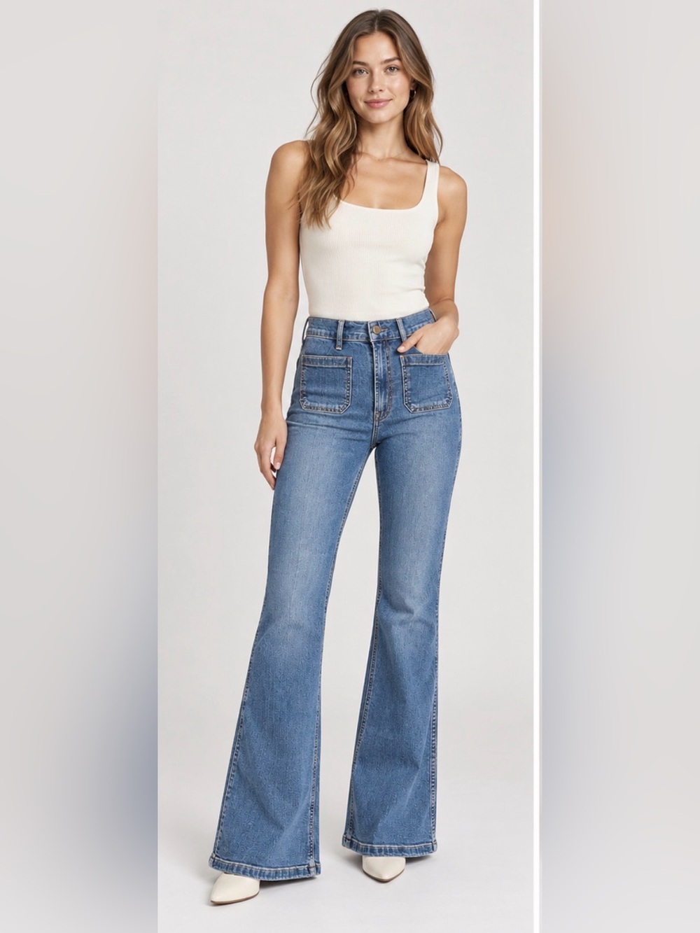 GAP ’70s Flare High Rise Jeans – Size 28/6 Regular LIKE NEW!